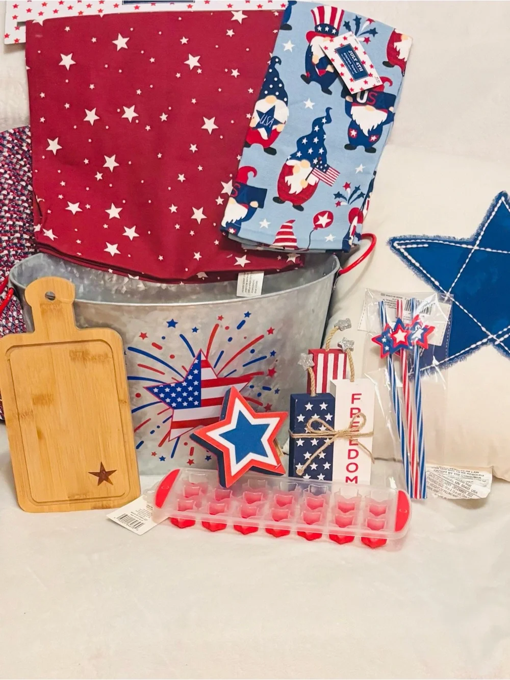 Fourth of July RED, WHITE, and BLUE Bundle All  NWT